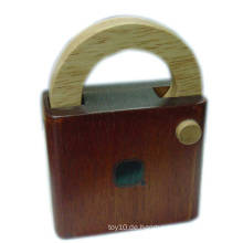 Gehirn Teaser Puzzle Wooden IQ Lock Spiel